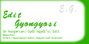 edit gyongyosi business card